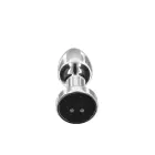 Buttocks by TOYJOY The Glider Vibrating Anal Plug – 7.6 cm (3.0″) – Silver — Photo 3