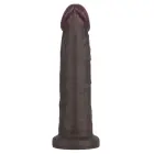 LoveToy Sliding Skin Pro II – kahekihiline realistlik silikoon-dildo – must – 22,9 cm (9'') — Foto 6