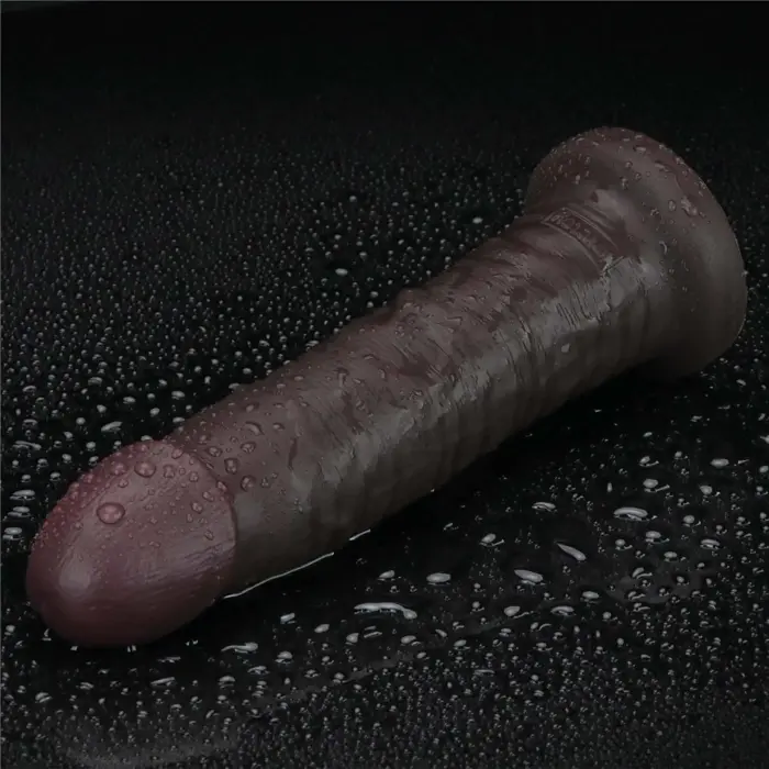 LoveToy Sliding Skin Pro II – vibrating silicone dong – 9" – 10 modes