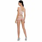 PASSION BS089 Mesh Bodysuit – White – One Size — Photo 2