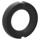 The Paradox – silikoninis/metalinis varpos žiedas – 4.5 cm – juodas — Nuotrauka 3