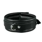 Kiotos Leather Collar 5 cm – Black — Photo 1