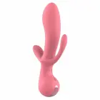AMOUR Claire – triple stimulation vibe – dual motor, flexible – 22 cm – pink — Photo 4