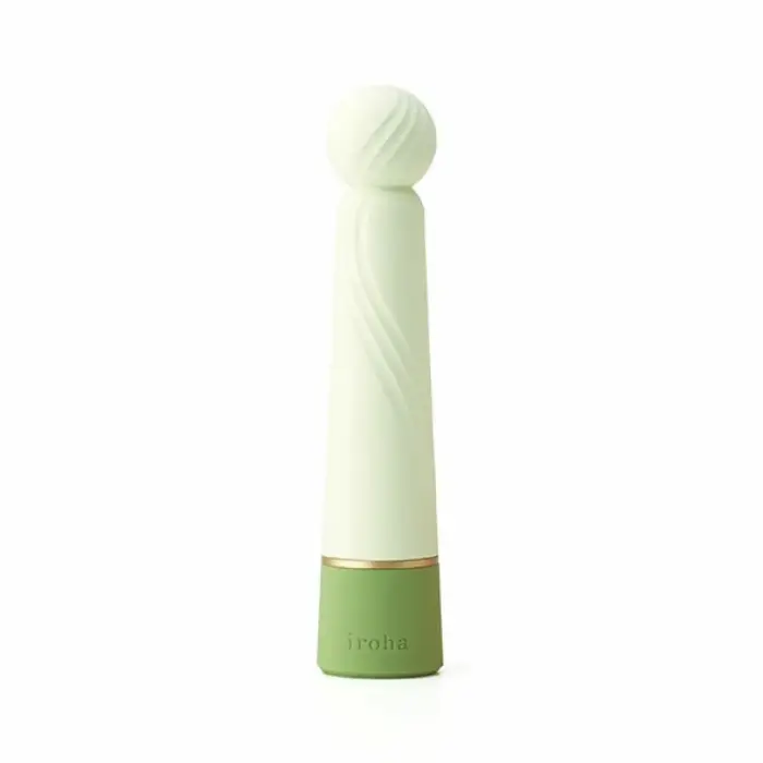 Iroha by Tenga Rin Plus uzlādējams intīmās kopšanas ierīce – 16 cm (6.3″) – zaļš