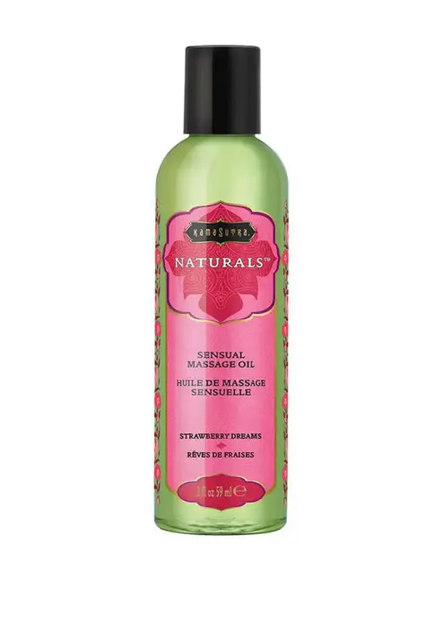Naturals клубничное массажное масло – 59 мл