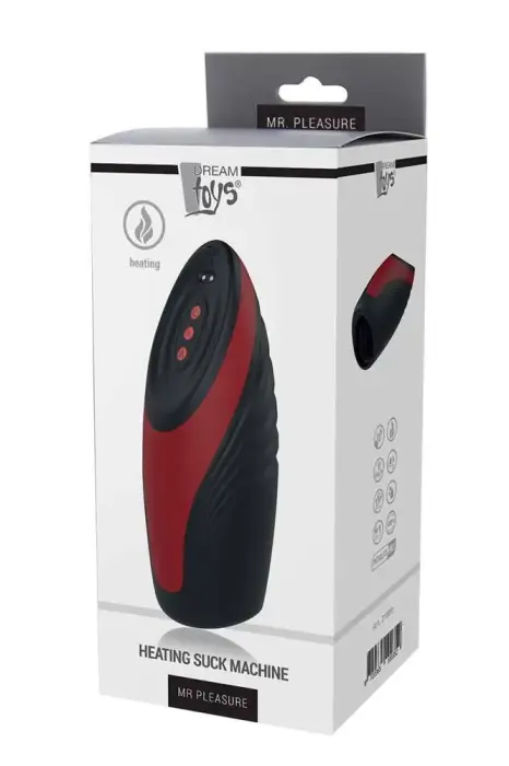 MR PLEASURE мастурбатор с функцией нагрева и всасывания – 19.3 cm (7.6″)