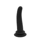 Silikoonist iminapaga dildo – 15 cm (6″) – Must — Foto 1