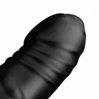 BUTTR Black Hawk Textured Curved Dildo – 24 cm (9.4″) – Black — Photo 8