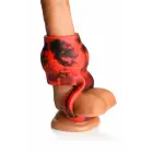 XR Brands Hell Hound Silicone Ball Stretcher Sleeve – Red — Photo 10