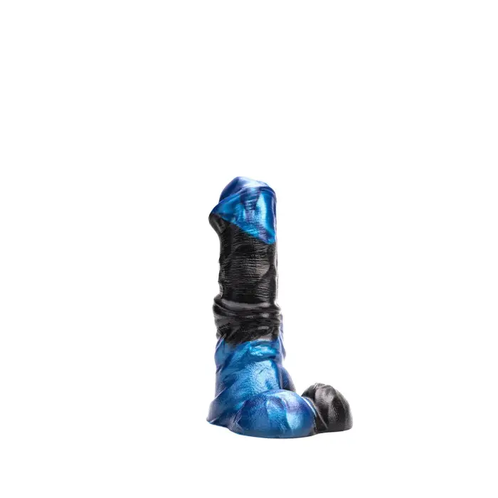 Kiotos Revolt Blue Wave 01 Small – silikoondildo – 16,5 cm