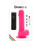 DIVERSIA Flexible Vibrating Dildo – 20.5 cm (8″) – Pink — Photo 7