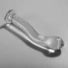Ibiza Nebula Series Model 18 stikla dildo – 18.5 cm (7.3″) – caurspīdīgs — Foto 2