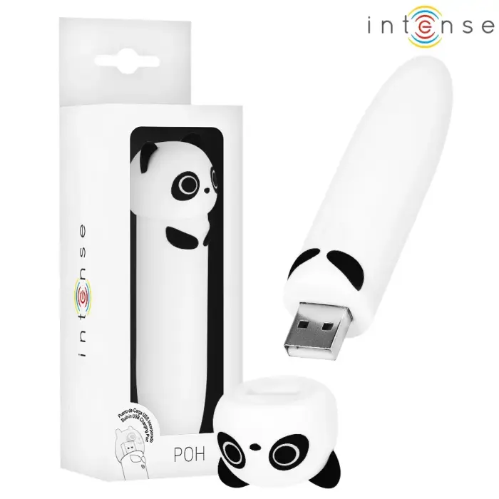 Вибропуля Intense POH Panda – 10 см (3.9″) – черный