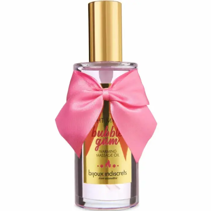 Bijoux Indiscrets Light My Fire согревающее массажное масло – со вкусом жвачки – 100 мл
