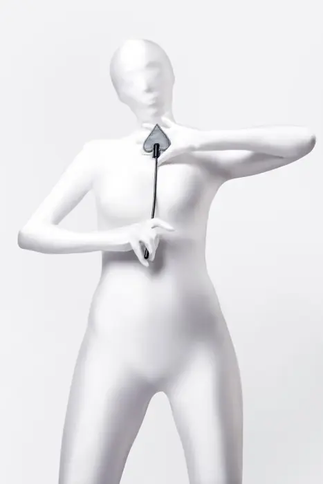 Anonymo stack, PU leather, black, 36 cm Foto 5