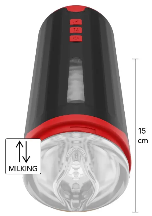 FUSION X by HIDDEN DESIRE Milking Master мастурбатор – 28 cm – черный