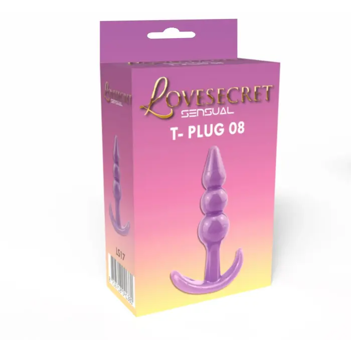 Lovesecret Sensual T-Plug 08 – 9.3 cm – Фиолетовый Фото num