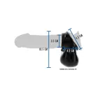 Manpower by TOYJOY Penis Ring with Scrotum Holder – Black — Photo 2