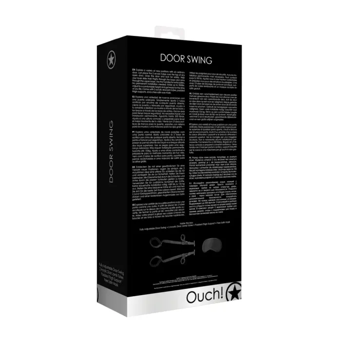 Durvju šūpoles – melnas Foto 2