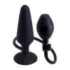 Piepūšams anālais spraudnis – 16.9 cm (6.7″) / maks. Ø 10 cm – Melns — Foto 1