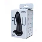Flow Emotional Plus dildo – 15 cm (6″) – Melns Foto 1