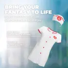 Seksīga medmāsas kostīms – balts – S/M Foto 5