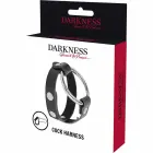 Darkness Adjustable Metal Intimate Ring Black — Photo 4