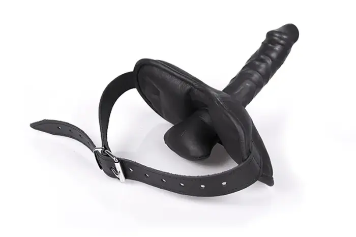 Kiotos Leather Bit Gag – Black
