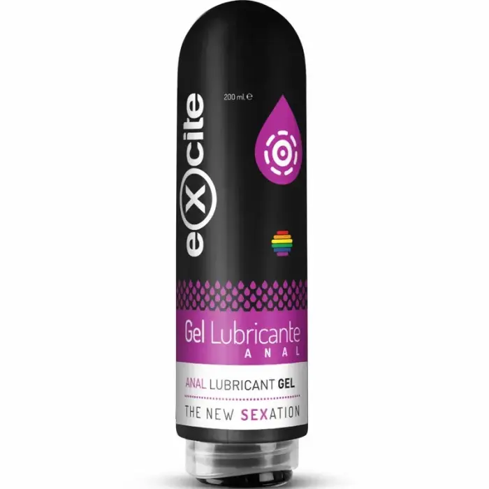 EXCITE Lube Anal анальный лубрикант на водной основе с ароматом клубники – 200 мл
