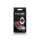 Crystal Desires analinis kištukas su raudonomis širdelėmis – S — Nuotrauka 3
