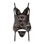 Cottelli Collection Cami Suspender 4XL with Lace Accents, Black — Photo 5