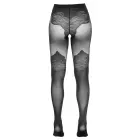 Cottelli LEGWEAR Opaque Tights with Open Crotch – Black — Photo 6