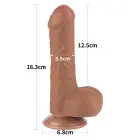Sliding Skin dvigubo sluoksnių Dong – 17.8 cm (7″) – Ruda — Nuotrauka 2