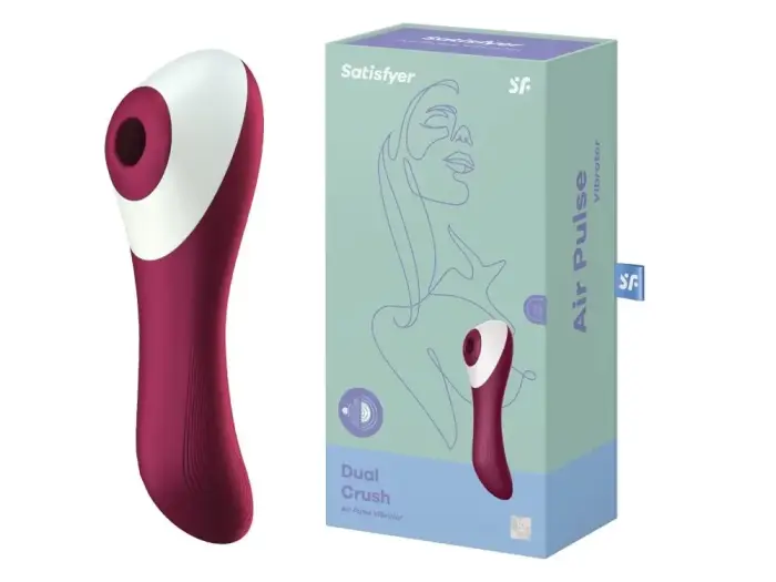 Satisfyer Dual Crush klitora stimulators un G-punkta vibrators