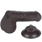Sliding Skin Dual Layer Dong – 18 cm (7″) – Черный — Фото 8