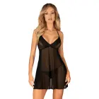 Latinesa Babydoll and Thong Set – Black – XL/2XL — Photo 1