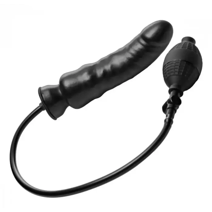 Renegade piepūšams dildo – pielāgojams izmērs – melns Foto 2