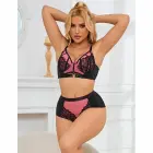 SUBBLIME 955571 Pink Patent Mesh Bra Set – S/M — Photo 10
