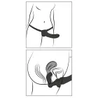 FFS Deluxe Penetrix Dual-Ended Vibrating Strap-On System – 19 cm (7.5″) – Black — Photo 6