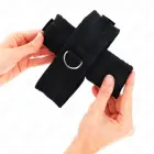 KINK Cross Cuffs Black 34x5.5 cm – Adjustable Wrist Restraint System — Photo 1