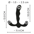 ANOS painduv eesnäärme stimulaator – 13 cm – Must — Foto 13