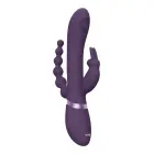 Rini Pulse Wave Double Penetration Rabbit Vibrator – 20 cm – Purple — Photo 9