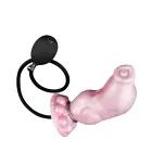 Kiotos Monstar Dildo Beast 92 – piepūšams rozā un balts – 20 cm (8″) Foto 6