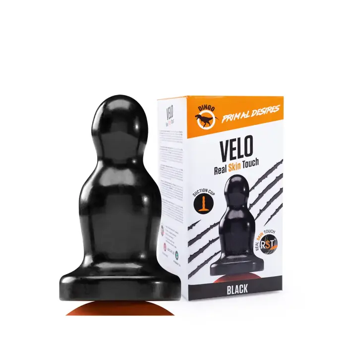 Dinoo Primal Velo Black dildo – 23 cm (9″)