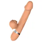 Basia 2-in-1 Thrusting Vibrator with Tongue Stimulator – USB Rechargeable — Photo 1