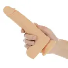 Naked Addiction вращающийся и толкающий вибратор – 19 cm (7.5″) – телесный — Фото 4