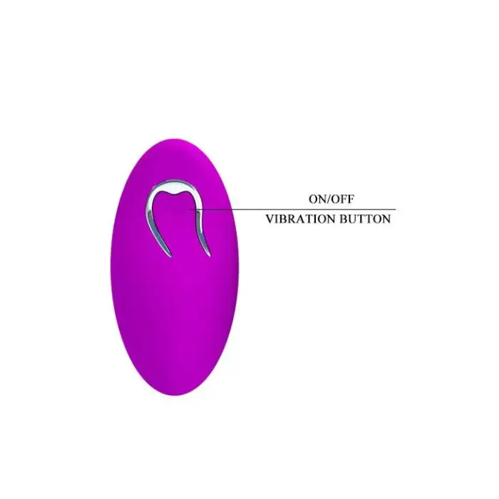 PRETTY LOVE Bradley 12 funkciju vibrators – 6 cm (2.5″) – balts Foto 6