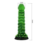 Power Monsters Manticore – 23 cm (9″) viļņots monstra silikona dildo Foto 7