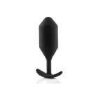 B-Vibe Snug Plug 5 – Anālais spraudnis ar svaru – 16 cm (6.3″) – Melns — Foto 4