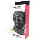 Darkness reguleeritavad mustad nahast käerauad tabalukuga Premium Design — Foto 5